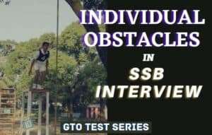 Individual Obstacles in SSB Interview | Explained In detail with ...