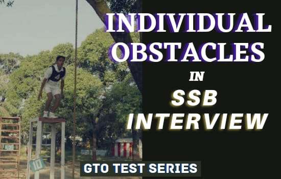 What is Individual Obstacles in SSB Interview explained in detail with preparation Strategy