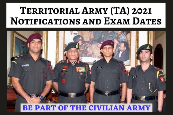 Territorial Army (TA) Notification