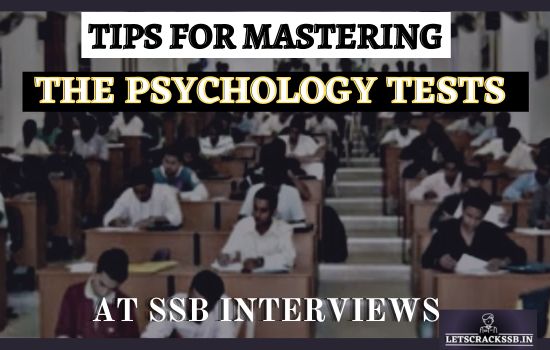 7 Tips for Mastering the Psychology Tests at SSB Interviews